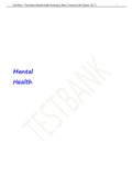 Exam (elaborations) TBMENTALHEALTHMARYTOWNSEND