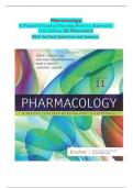  Pharmacology: A Patient-Centered Nursing Process Approach, 11th Edition By Mccuistion With Verified Questions And Answers