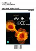 Test Bank for Becker's World of the Cell, 10th Edition by Hardin & Lodolce