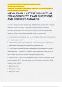 NR304 EXAM 1 LATEST 2024 ACTUAL EXAM COMPLETE EXAM QUESTIONS AND CORRECT ANSWERS