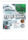 TEST BANK FOR MICROBIOLOGY FUNDAMENTALS A CLINICAL APPROACH 3RD EDITION BY COWAN | ALL CHAPTERS |COMPLETE SOLUTION.