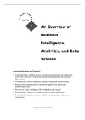 Solution Manual for Business Intelligence Analytics and Data Science 4th Edition Sharda