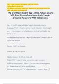 Pts Canfitpro Exam 2024-2025 Actual Exam 300 Real Exam Questions And Correct Detailed Answers With Rationales