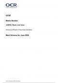 OCR GCSE Media Studies  (J200_02) Mark scheme_ June 2024