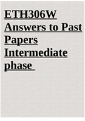 ETH306W Answers to Past Papers Intermediate phase