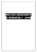 DSC1630 ASSIGNMENT 2 SEMESTER 1 - 2021/2022