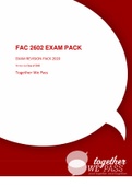 FAC 2602 FULL EXAM PACK 2022 LATEST UPDATES