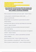 UTAH MASTER ESTHETICIAN WRITTEN EXAM 2024- 2025 ACTUAL EXAM 300 REAL EXAM QUESTIONS AND CORRECT DETAILED ANSWERS