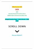 Official Summer 2024 OCR GCSE Chemistry B Twenty First Century Science J258/02: Depth in Chemistry (Foundation Tier) Merged Question Paper + Mark Scheme + Data Sheet