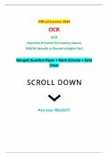 Official Summer 2024 OCR GCSE Chemistry B Twenty First Century Science J258/03: Breadth in Chemistry (Higher Tier) Merged Question Paper + Mark Scheme + Data Sheet