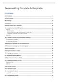 Complete samenvatting vak Circulatie/Respiratie Diergeneeskunde jaar 21/22