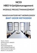 3 geslaagde moduleopdracht NCOI Projectmanagement 2021/2022 met extra oefenvragen tentamen en docenopmerkingen