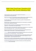  ISQS 3344 Final Exam Questions And Answers With Correct Solutions 2024