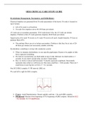 HESI CRITICAL CARE CARDIAC EXAM  STUDY GUIDE