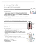 Samenvatting H18 (scheikunde) - Accu's en brandstoffen Chemie Overal Vwo 6