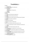 General biology chapter 1-6 vocabulary