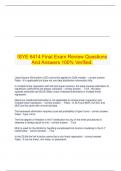  ISYE 6414 Final Exam Review Questions And Answers 100% Verified.