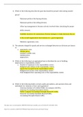 ACC 650 - Module 6 - Quiz - Internal Control and Transfer Pricing. Questions and Answers.