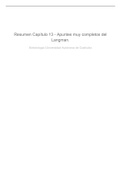 resumen capitulo 13 apuntes muy completos del langman