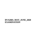 DVA2601 - Projects And Programmes As Instruments Of Development_MAY_JUNE_2020_EXAMINATION.