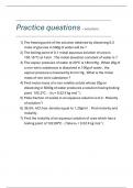 Practice question on ch  ' solutions ' . class12