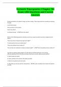 Geriatric Emergencies (Chapter 36) Exam with Questions and Correct Answers