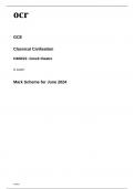 ocr A Level Classical Civilisation:H408/21: Greek theatre -Mark Scheme for June 2024 