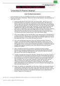 Exam (elaborations) UNIVERSITY OF PHOENIX BSHS 395 Week 5 Final Exam QUESTIONS WITH ALL CORRECT ANSWERS GRADE A Identify and describe the three parts of the assessment phase. Why is documentation such an important piece of the helping process? How is the 