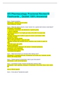 ATI Pharmacology Proctored Review!!!! Flashcards _ Quizlet 100% Answered