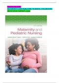 MATERNITY AND PEDIATRIC NURSING 5TH EDITION RICCI KYLE CARMAN TEST BANK