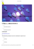 PSY 101 Introduction to Psychology Milestone 1- Straighterline