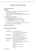 Statistik I und II Formelsammlungen bei Frau Oberdörfer