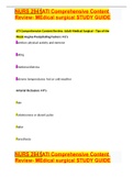 NURS 2941ATI Comprehensive Content Review- MEdical surgical STUDY GUIDE