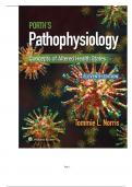 Porth's Pathophysiology Concepts of Altered Health States 11th Edition Test Bank All Chapters (1-52) Latest Update |Revised Edition 2024-2025| Complete Solution| Graded A+| Chamberlain College of Nursing|