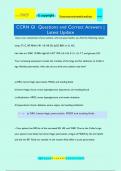 CCRN GI Questions and Correct Answers |  Latest Update