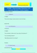 CPNRE : Pharmacology Questions and Correct Answers | Latest Update