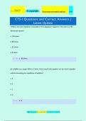 CTS-I Questions and Correct Answers |  Latest Update