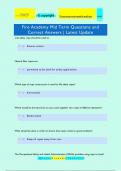 Fire Academy Mid Term Questions and Correct Answers | Latest Update