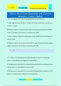 Gleim- Final Exam Questions and Correct Answers | Latest Update