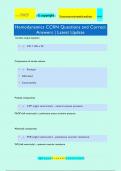 Hemodynamics CCRN Questions and Correct Answers | Latest Update