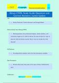 Illinois CWEL Study Guide Questions and Correct Answers | Latest Upda