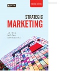 STRATEGIC MARKETING Second edition