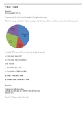 MATH 110 Module 1-10 Exams with Answer Key plus FINAL EXAM BUNDLE 2021/2022- Portage Learning