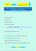 NEHA study guide Questions and Correct Answers | Latest Update