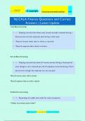 NJ CALA Finance Questions and Correct Answers | Latest Update