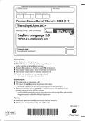 2024 EDEXCEL GCSE ENGLISH LANGUAGE 2.0 PAPER 2