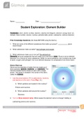 GIZMOS Element Builder Student worksheet -Student Exploration: Element Builder