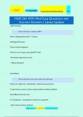 NUR 265 HESI Med Surg Questions and Correct Answers | Latest Update