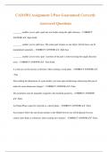 CAD1501 Assignment 2 Pass Guaranteed Correctly  Answered Questions