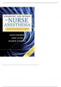 TEST BANK FOR CHEMISTRY AND PHYSICS FOR NURSE ANESTHESIA 3RD EDITION BY DAVID SHUBERT, PHD; JOHN LEYBA, PHD; SHARON NIEMANN | ALL CHAPTERS | 2024